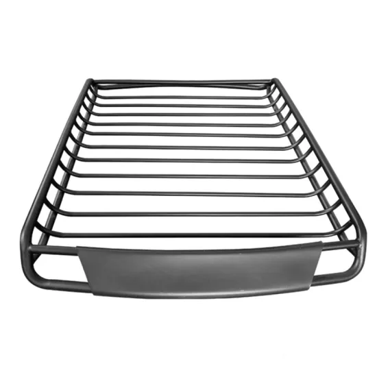Universal Black Car Roof Rack Carrier Luggage Basket for SUV - 134*105 cm
