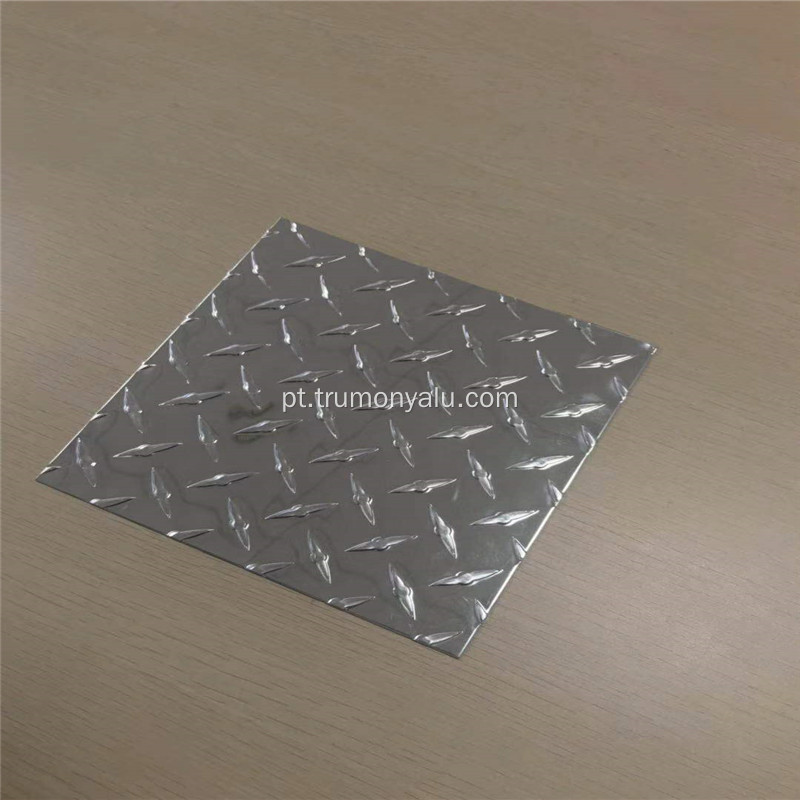 Folha de alumínio em relevo 5052