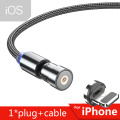 3-In-1 540 Rotate Magnetic USB Charging Cable