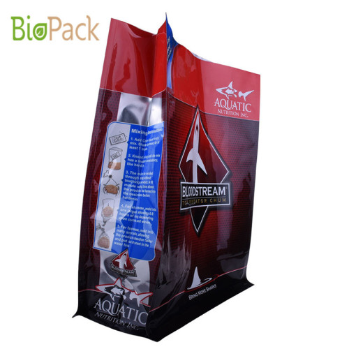 Good Seal Ability Aluminum foil Pet Food bag Square bottom and Low price