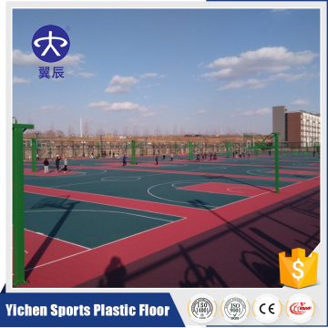 Piastrelle di interblocco sportive in vendita in pvc per campo sportivo interno ed esterno