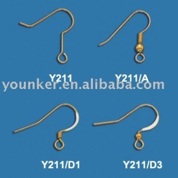 Metal earring hook