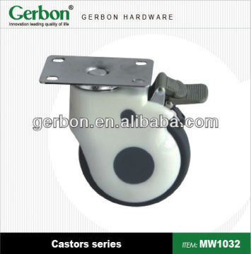 Hospital gurney casters