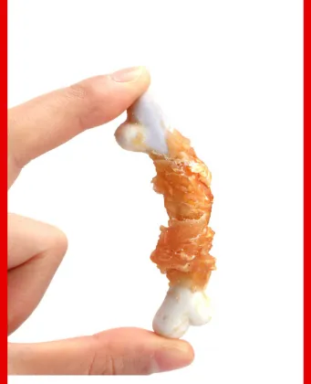 Baked Chicken Milk Flavour Calcium Bone Gog Snacks.