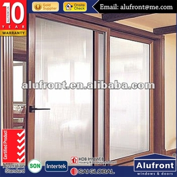 high quality timber clading aluminum glass door,aluminum clad wood doors