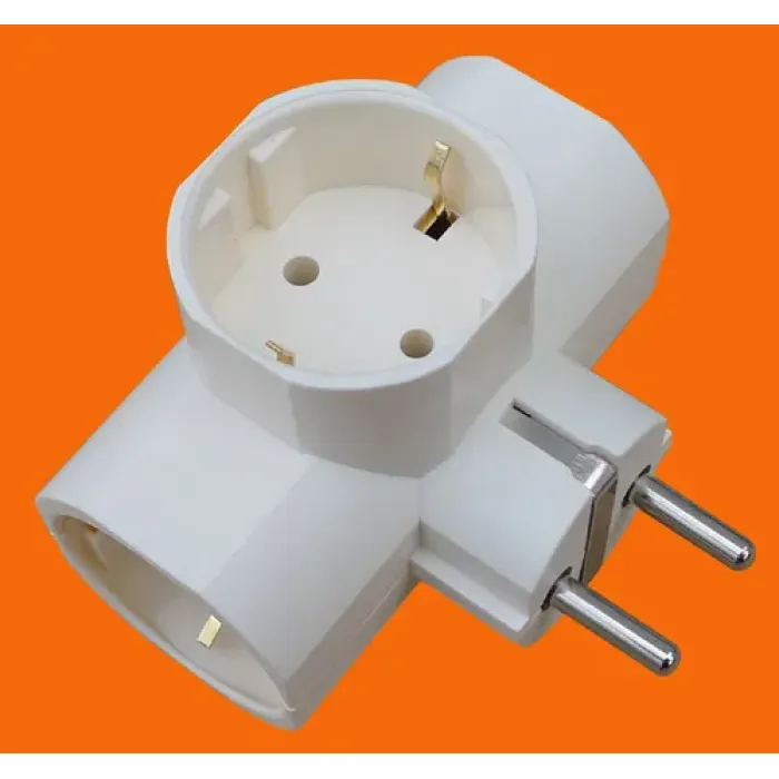 Adaptor Daya Perjalanan Gaya Eropa (P7030)