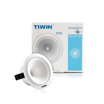 TIWIN HIGH CRI warm white 5 inch white round top quality led downlight 10 watt