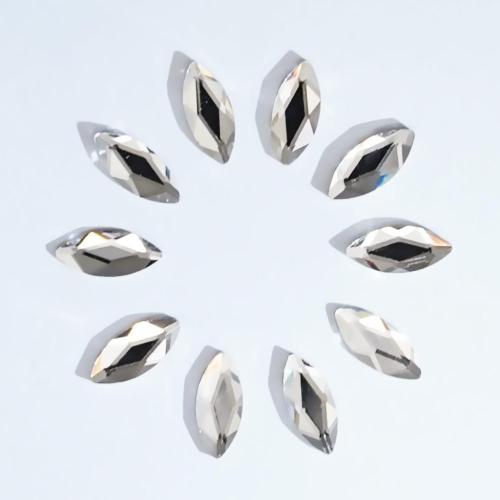 10pcs/pack Crystal Lead Free Butterfly Tooth Gems