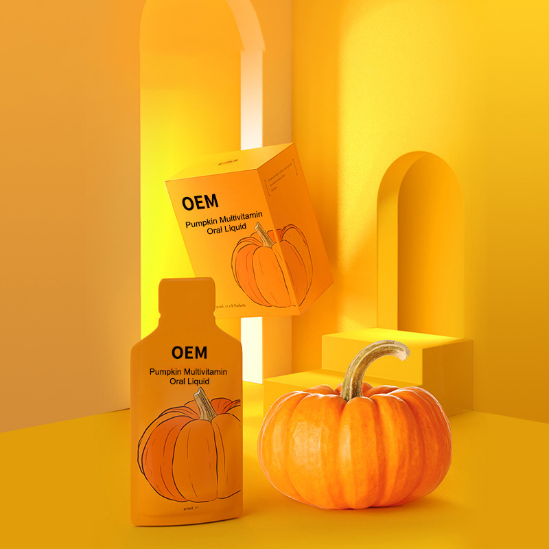 OEM/ODM Healthcare Supplement Pumpkin Vitamin Supplement Immune Support Pumpkin Multivitamin Oral Liquid