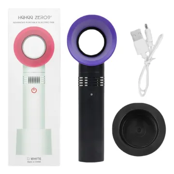 Portable Mini USB Rechargeable Bladeless Handheld Fan