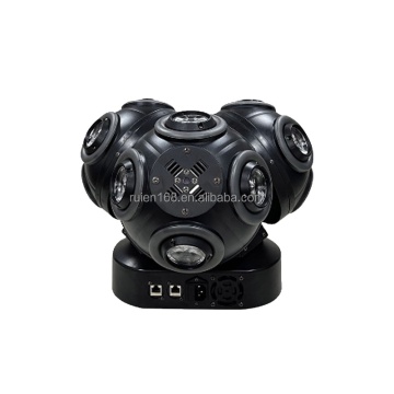 Professional DMX512 RGBW 10W Moving Head Light Set with Laser for Stage and Disco Lighting