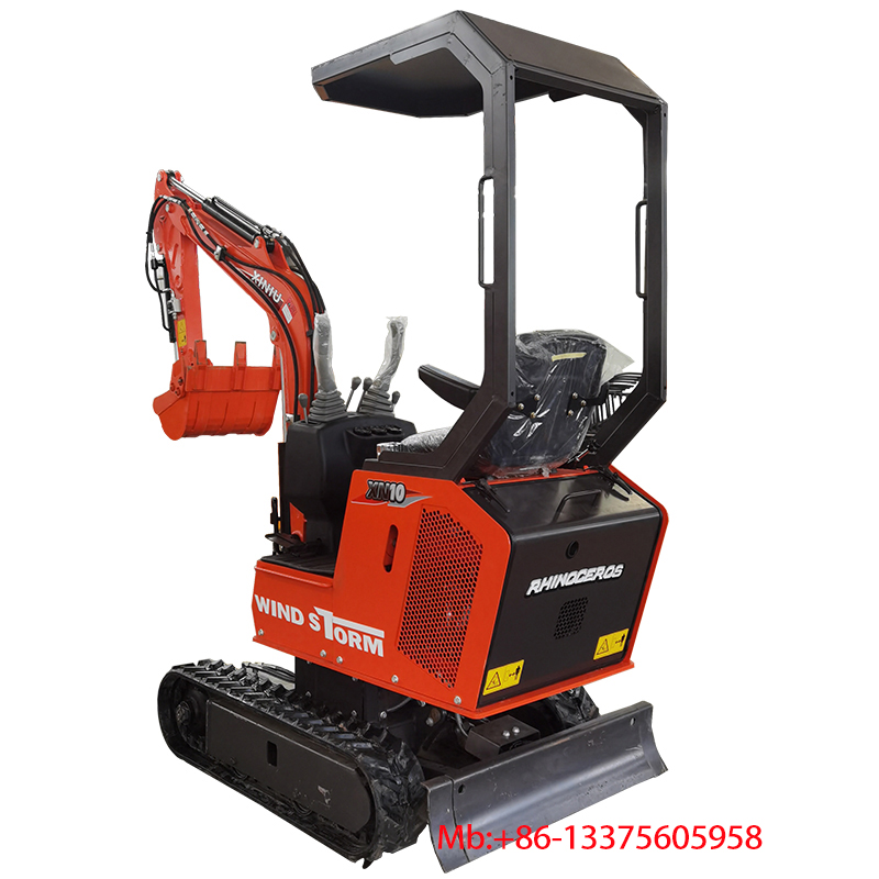 Swing boom mini crawler excavator Windstorm XN10 China Manufacturer
