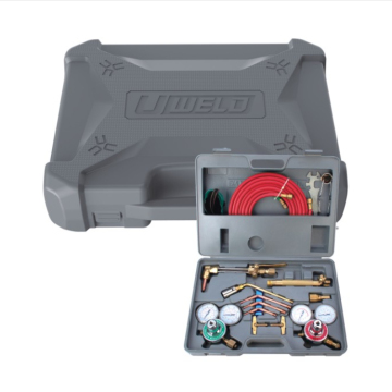 UWELD NEW Portable Oxygen Acetylene Welding & Cutting Kit with Tool Case