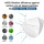 5ply Disposable NonWoven Earloop Kn95 Respirator