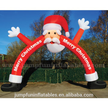2015 Santa Claus Inflatable Arch for Christmas Inflatable Archway custom by Jumpfun
