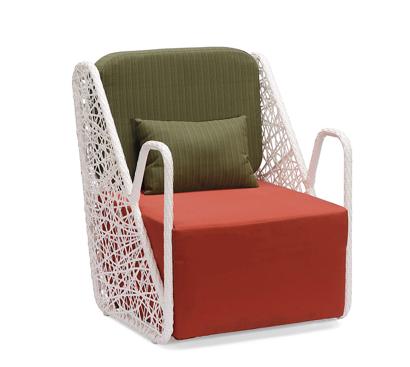 Sunbrella Fabric Bistro Chair and Table