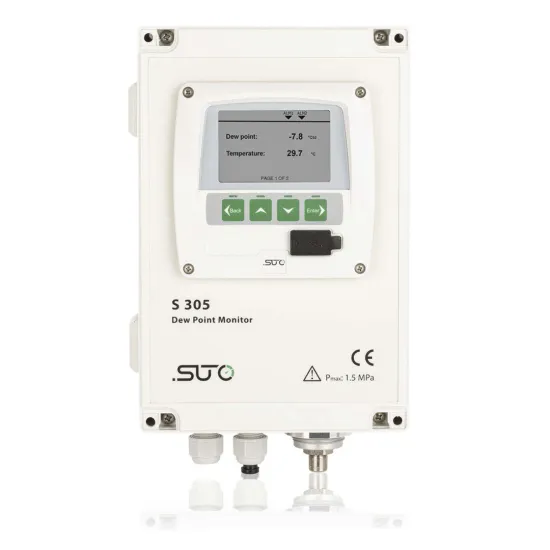 Precision Dew Point Monitoring System with Internal Relays and Alarm Indications