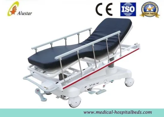 Luxurious Transfer Hospital Patient Emergency Stretcher Trolley Medical Ambulance Trolley (als-st015)