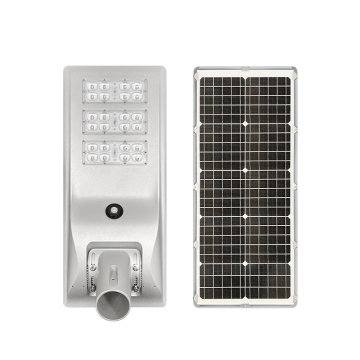 Silver Color 45W/50W LED Solar Street Light with 3 Years Warranty, CE & RoHS Certified