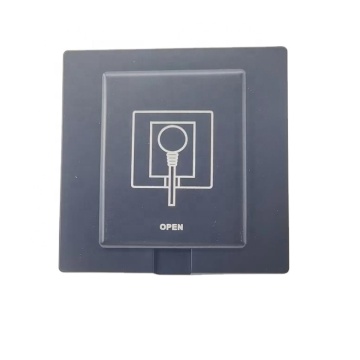 Waterproof & Dustproof Hidden Wall Mount Power Socket with Golden & Gray Finish, 220V 10A