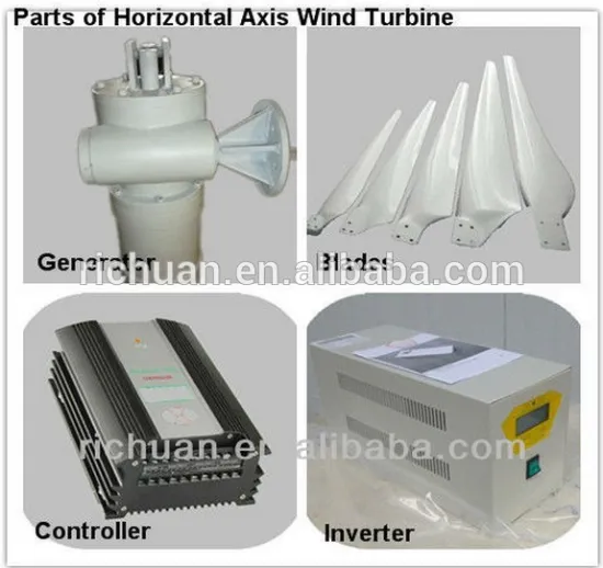 Richuan 50kw Horizontal Axis Wind Turbine Generator PMG DC360V/AV220V with CE approved