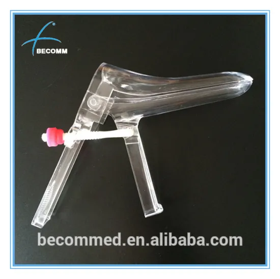 Disposable sterile plastic vaginal speculum