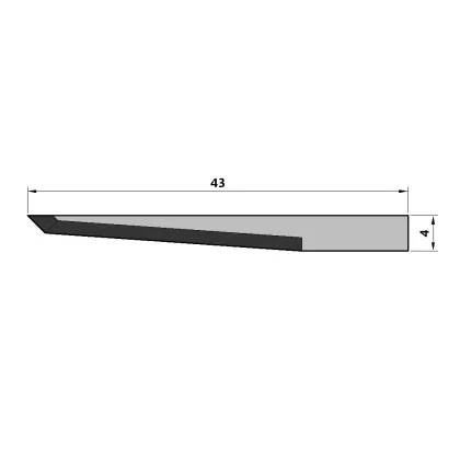 High Quality Tungsten Carbide Oscillating Knife Blade E74 for IECHO Cutting Machine