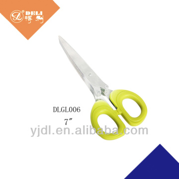 High quality 7 3/4 inch Hot sale stainless steel 5 blade scissors
