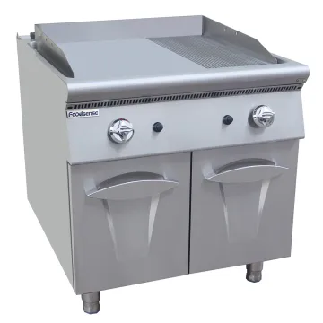 High-End Commercial Kitchen Equipment Gas Griddle with Cabinet