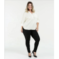 2020 Plus Size långärmad blus