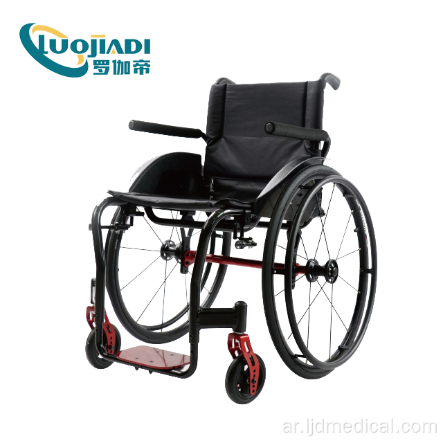 نموذج أساسي اقتصادي مصنوع من الألومنيوم على كرسي متحرك يدويًا