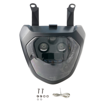 YongJin Motorcycles Headlamp with Yellow Turn Signal and DRL for Yamaha MT 07 FZ 07 MT07 MT-07 FZ-07 2014-2017