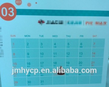 2015 desk designs paper customized calendar printing