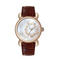 Custom Mother of Pearl Eccentric Wrist watch