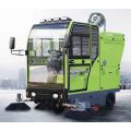 Electric sweeping and cleaning vehicle