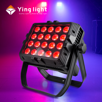 Waterproof 20pcs LED City Color Light RGBWA UV 6in1 Wall Washer Light for Outdoor