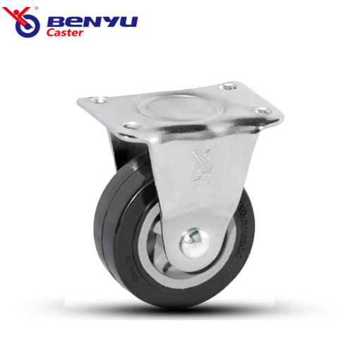 Light-Duty Polyurethane Fixed Caster Wheels