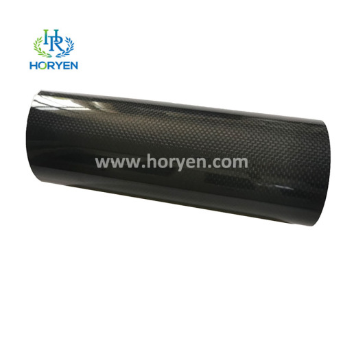 Tubo in fibra di carbonio OD da 70 mm OD personalizzato ridotto durevole