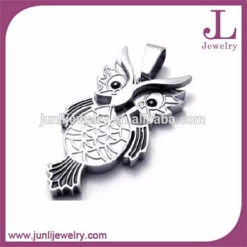 2015 Hottest Owl Pendant Stainless Steel Fashion Necklace Pendant