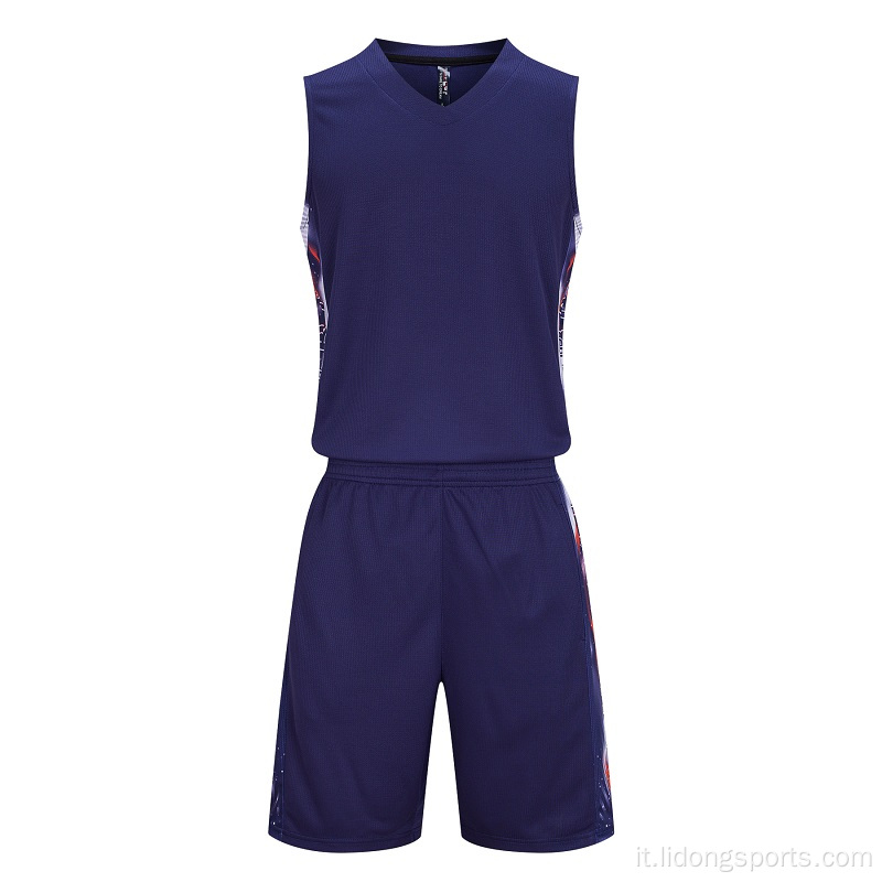 UNIFIFICA DEL BASKEBBALL Custom Basketball Set Youth Basketball Wear