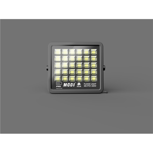 led flood light with solar panel