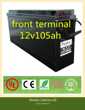 Neata solar 12v 105ah front terminal gel battery