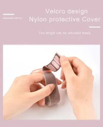 Nylon Strap for Elderly and Kids: Wristband for Air Tag Watch