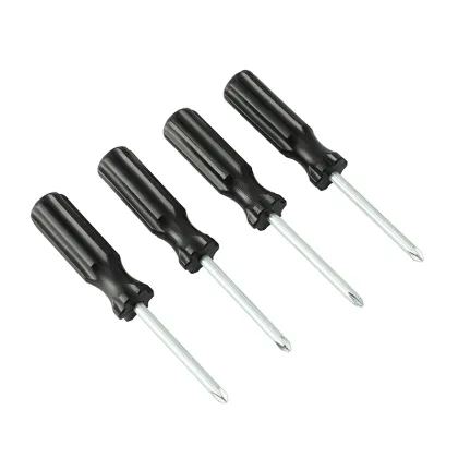 Black Cross Screwdriver Assembling Tool - Straight Phillips Screwdriver