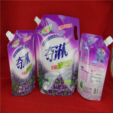 2KG stand-up for liquid-soap laundry detergent packaging