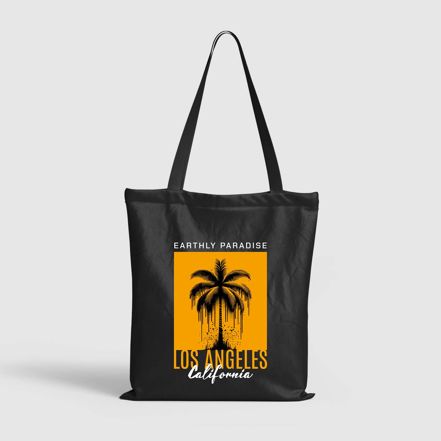 Earthly Paradise LA Pattern Canvas Tote Bag