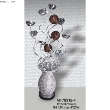 Beside decorative aluminum table lamp