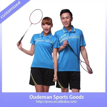 new fashion unisex badminton jersey women badminton sportswear for men