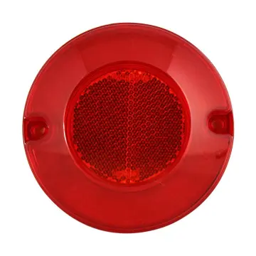 New Round Red PC Trailer Back Reflectors