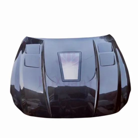 YL Style Carbon Fiber Transparent Engine Hood Body Kit for 14-17 Maserati Ghibli